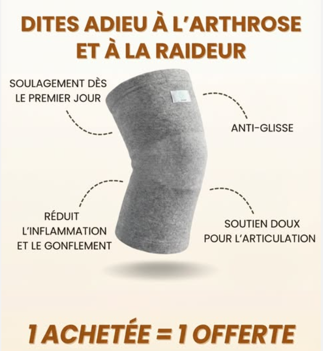 Haltiva: Genouillères de maintien en bambou ( Le confort absolu, même endormi)