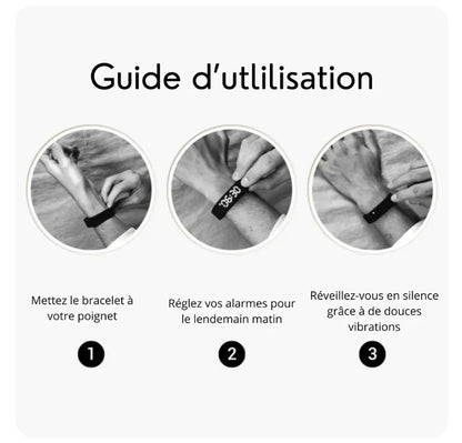Bracelet intelligent | Réveil Vibrant Nouvelle Génération