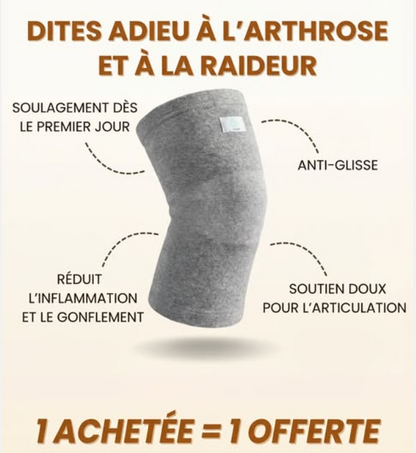 Haltiva: Genouillères de maintien en bambou ( Le confort absolu, même endormi)