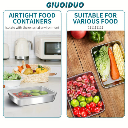 VitalBox™ : Dites adieu au plastique. Mangez sain et organisez votre Cuisine avec l'inox premium.