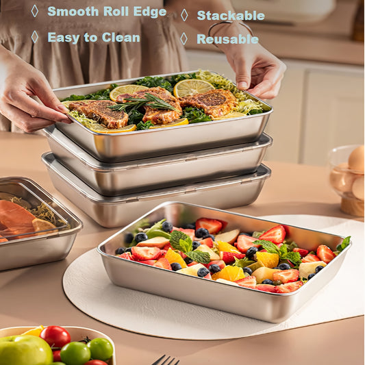 VitalBox™ : Dites adieu au plastique. Mangez sain et organisez votre Cuisine avec l'inox premium.