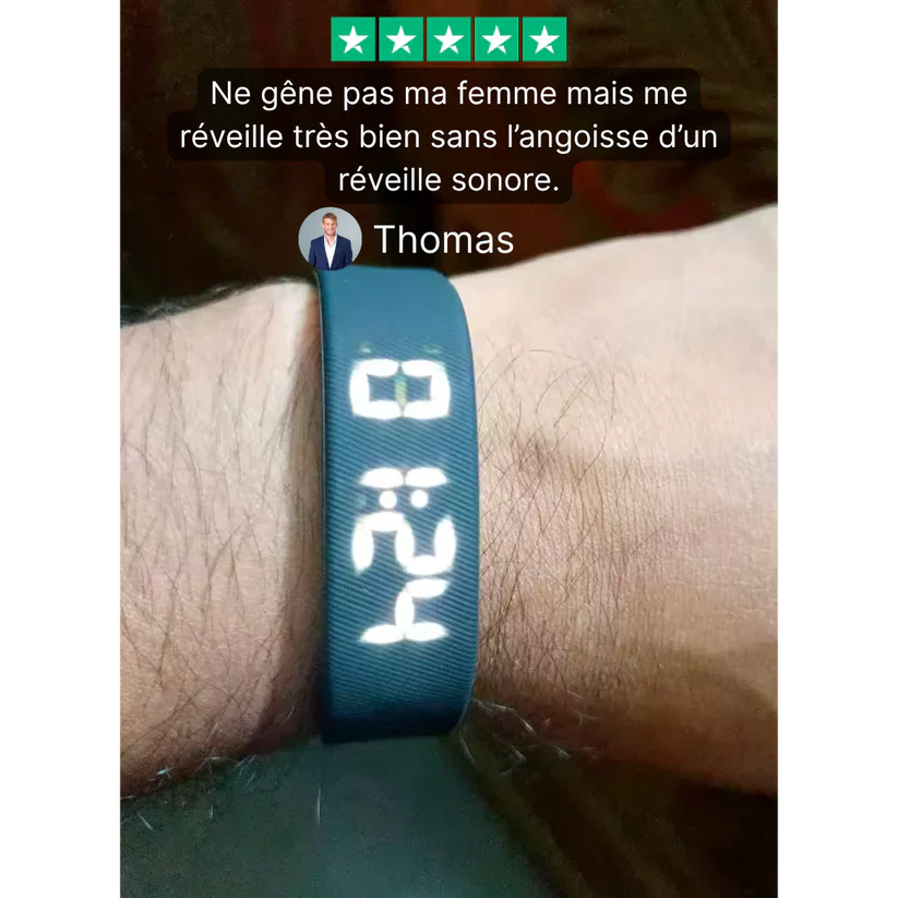 Bracelet intelligent | Réveil Vibrant Nouvelle Génération