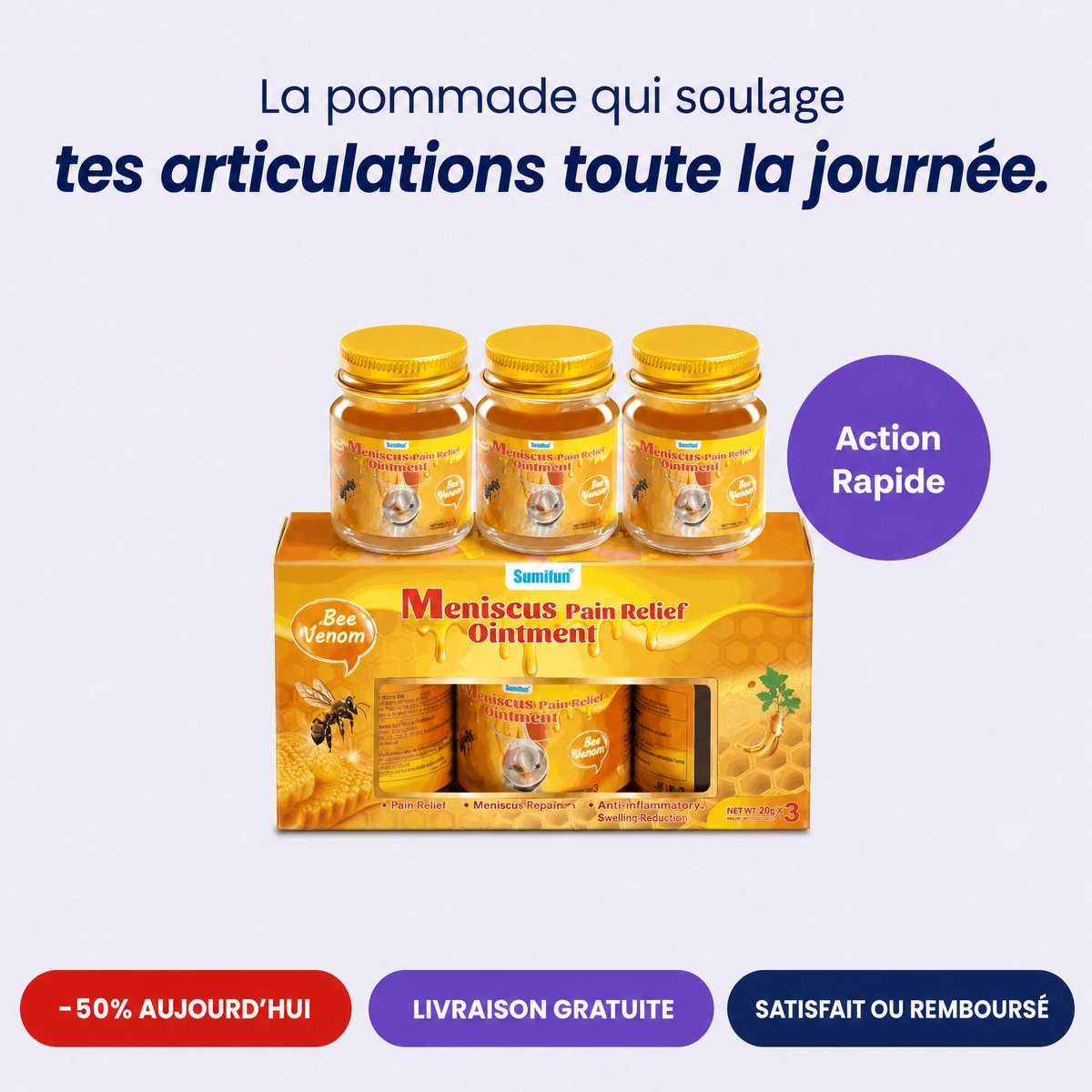 Dites adieu aux douleurs aux genoux et aux articulations – un soulagement naturel et à action rapide
