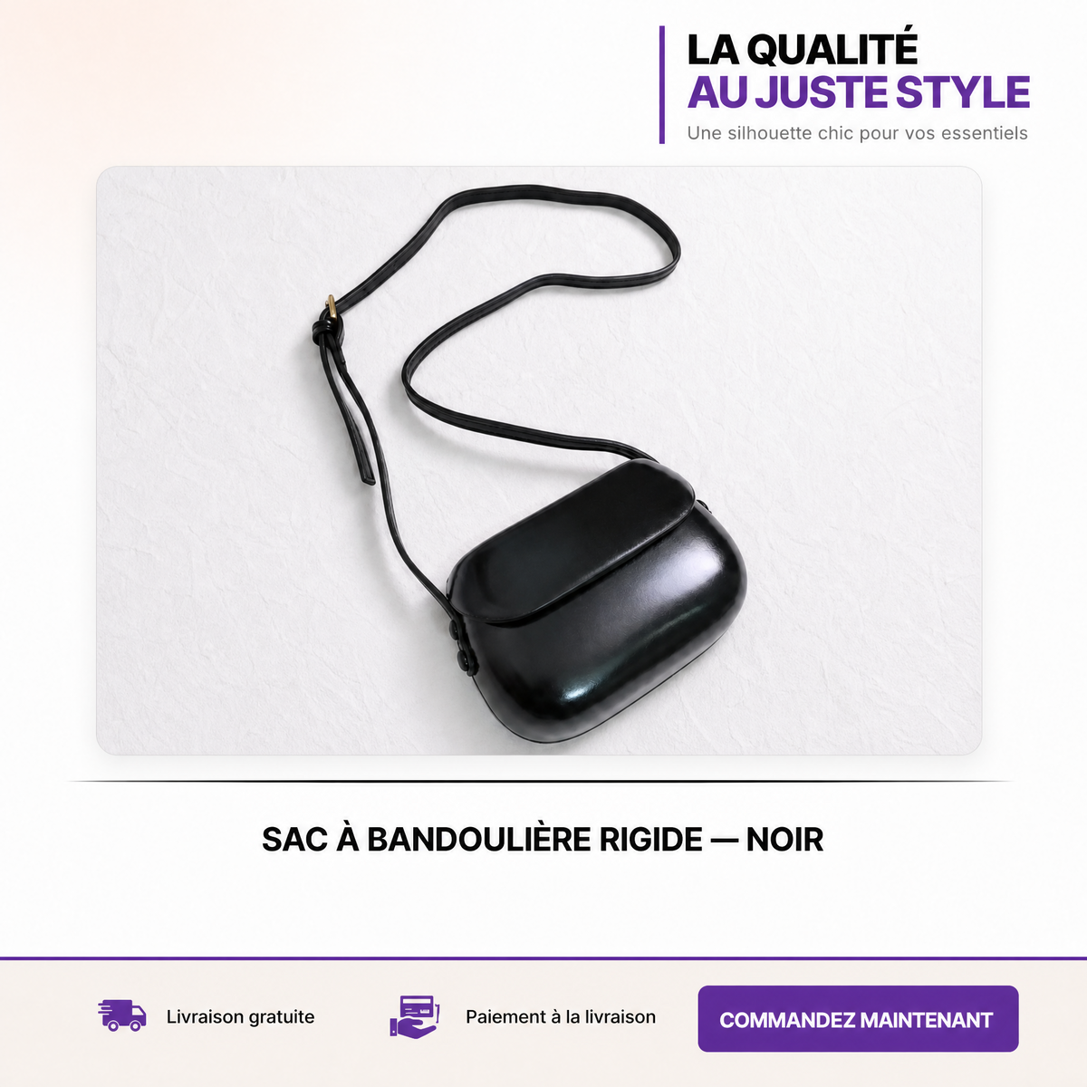 Sac à Bandoulière Rigide : Le sac tendance qui s'adapte à tout !